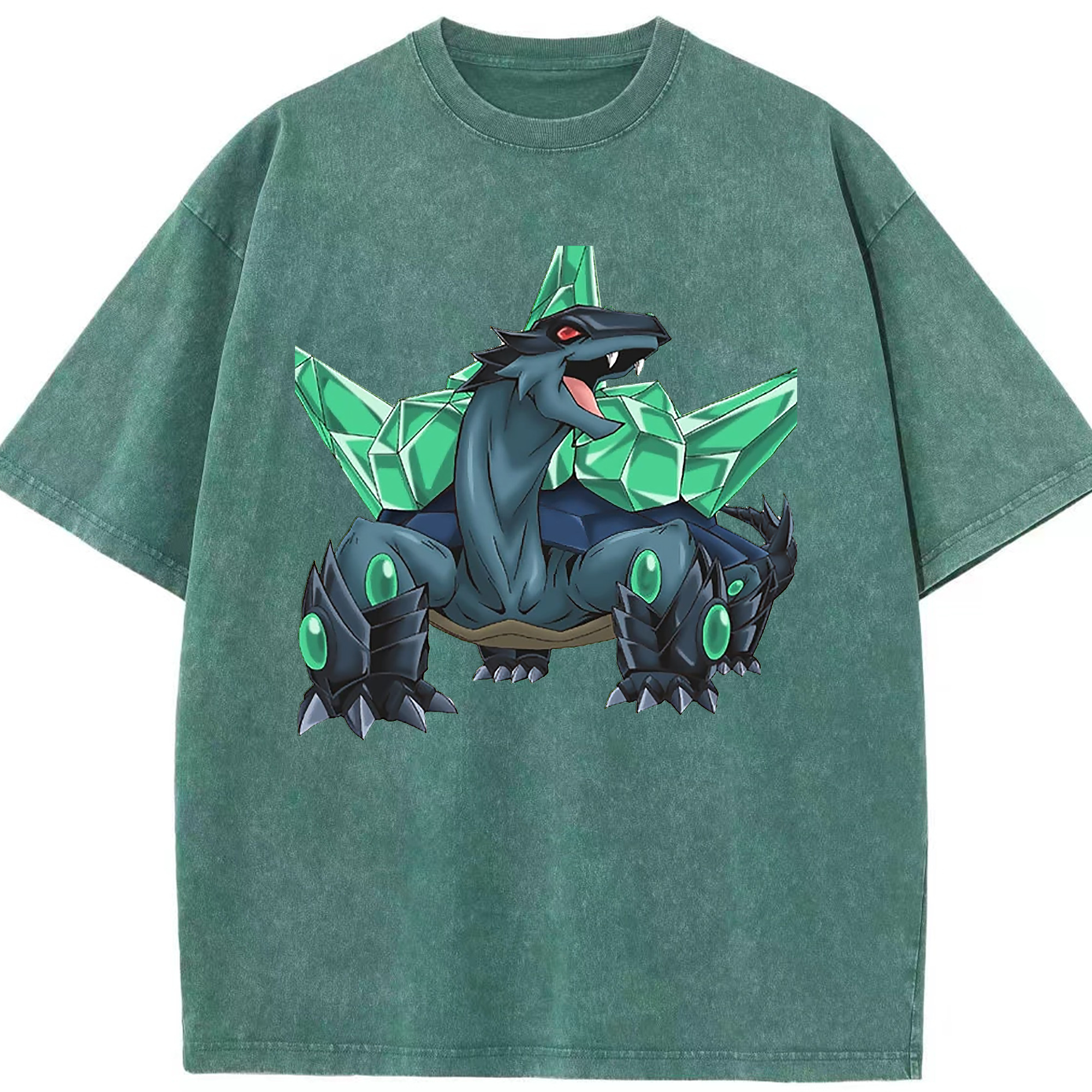 （画像用） 遊☆戯☆王 Yu-Gi-Oh! 綿100% ヴィンテージ風 半袖Tシャツ（フロントプリント）